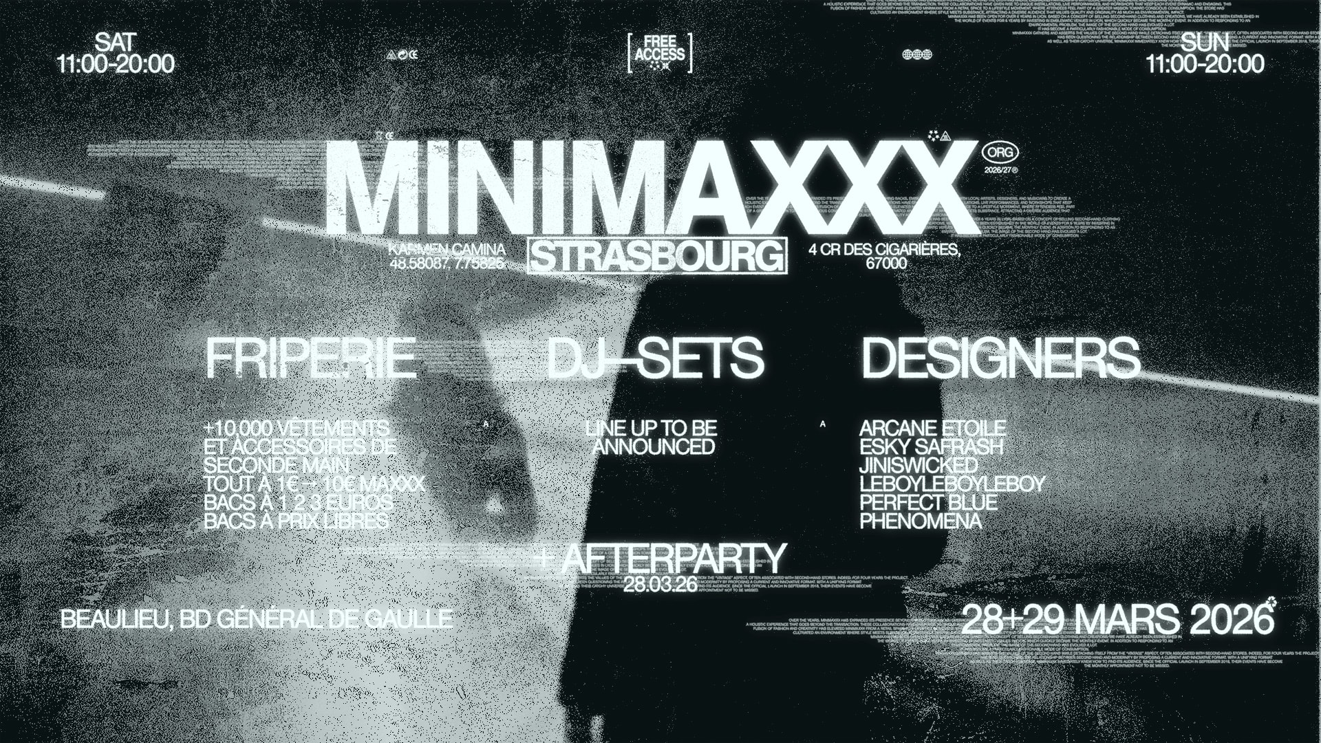 [Strasbourg] Friperie + Dj-Sets + Designers Cover