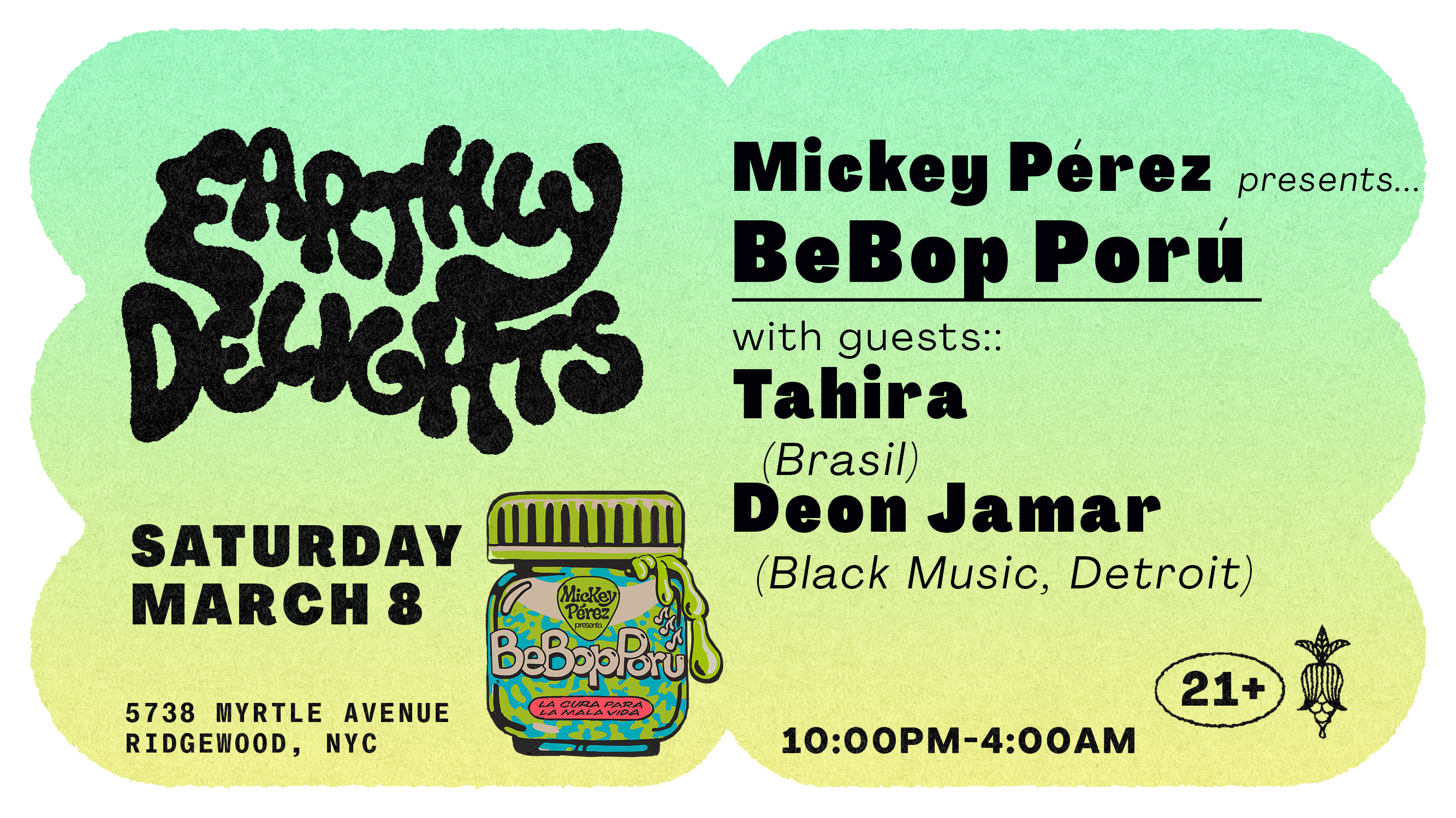 Bebop Porú | Mickey Pérez, Tahira, Deon Jamar Cover
