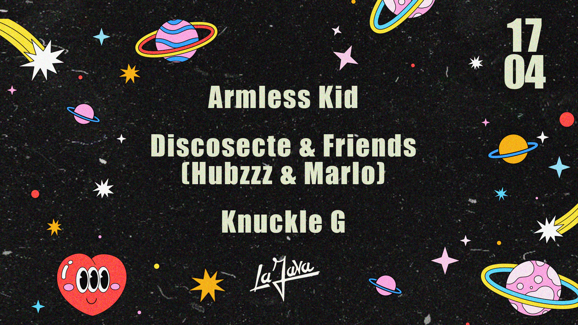 La Java : Armless Kid -Discosecte & Friends (Hubz & Marlo) - Knuckle G Cover