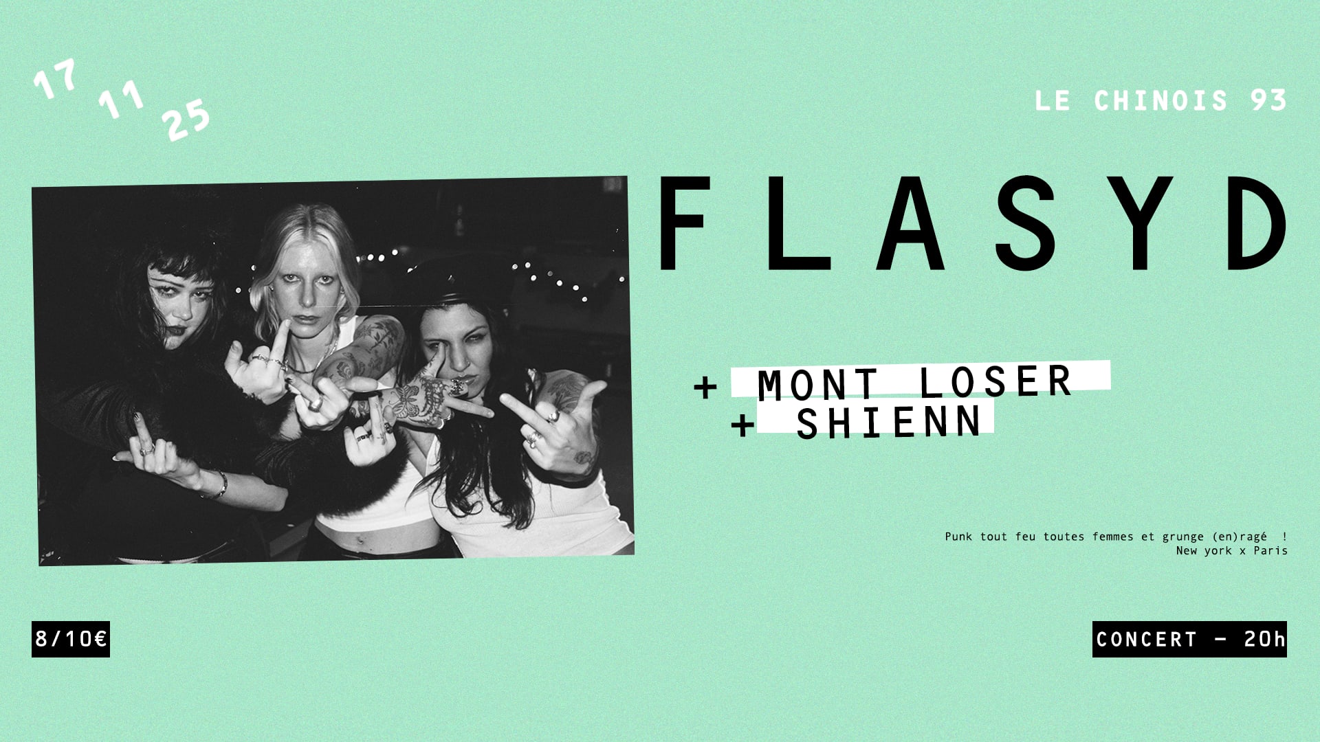 Flasyd (Usa) + Mont Loser + Shienn Cover