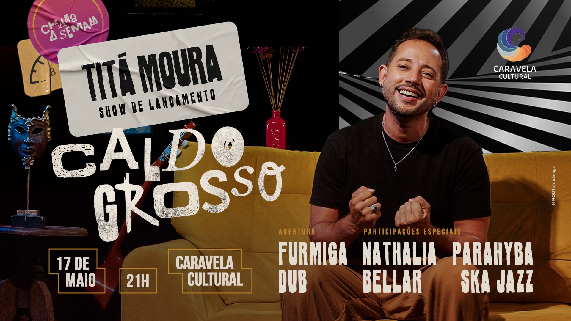Titá Moura Lança Caldo Grosso Cover