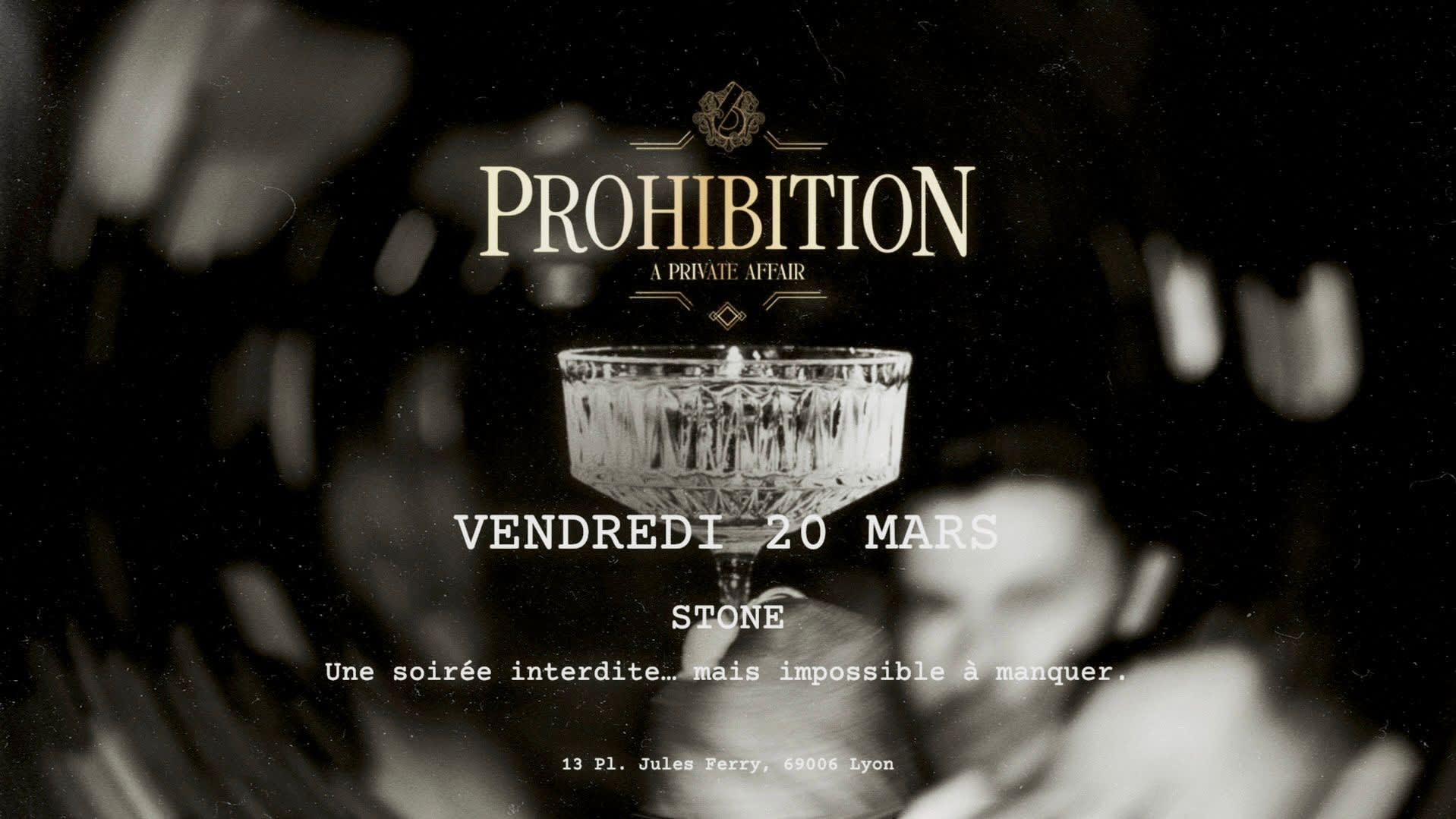Prohibition - Vendredi 20 Mars Cover