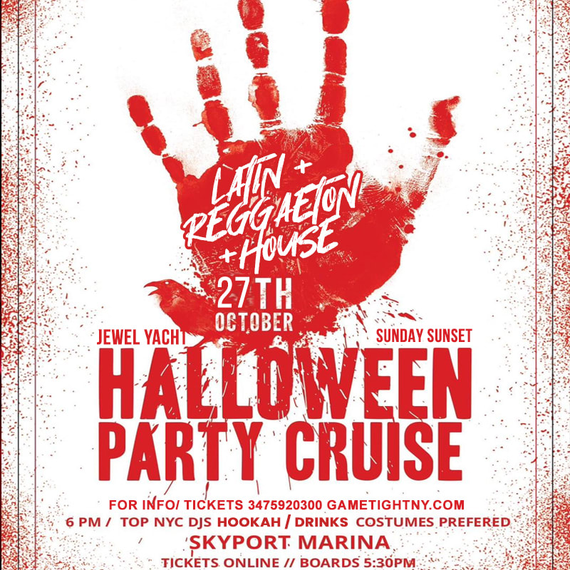 Nyc Latin Reggaeton Halloween Jewel Yacht Party Cruise 2024 Cover