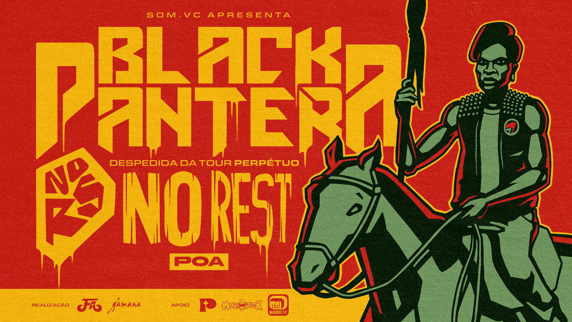 Black Pantera E No Rest Em Porto Alegre Cover