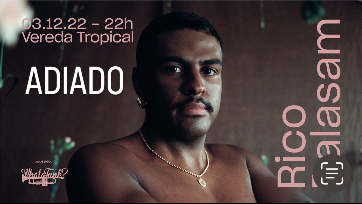 Rico Dalasam Em Floripa - Adiado ( Data A Definir) Cover