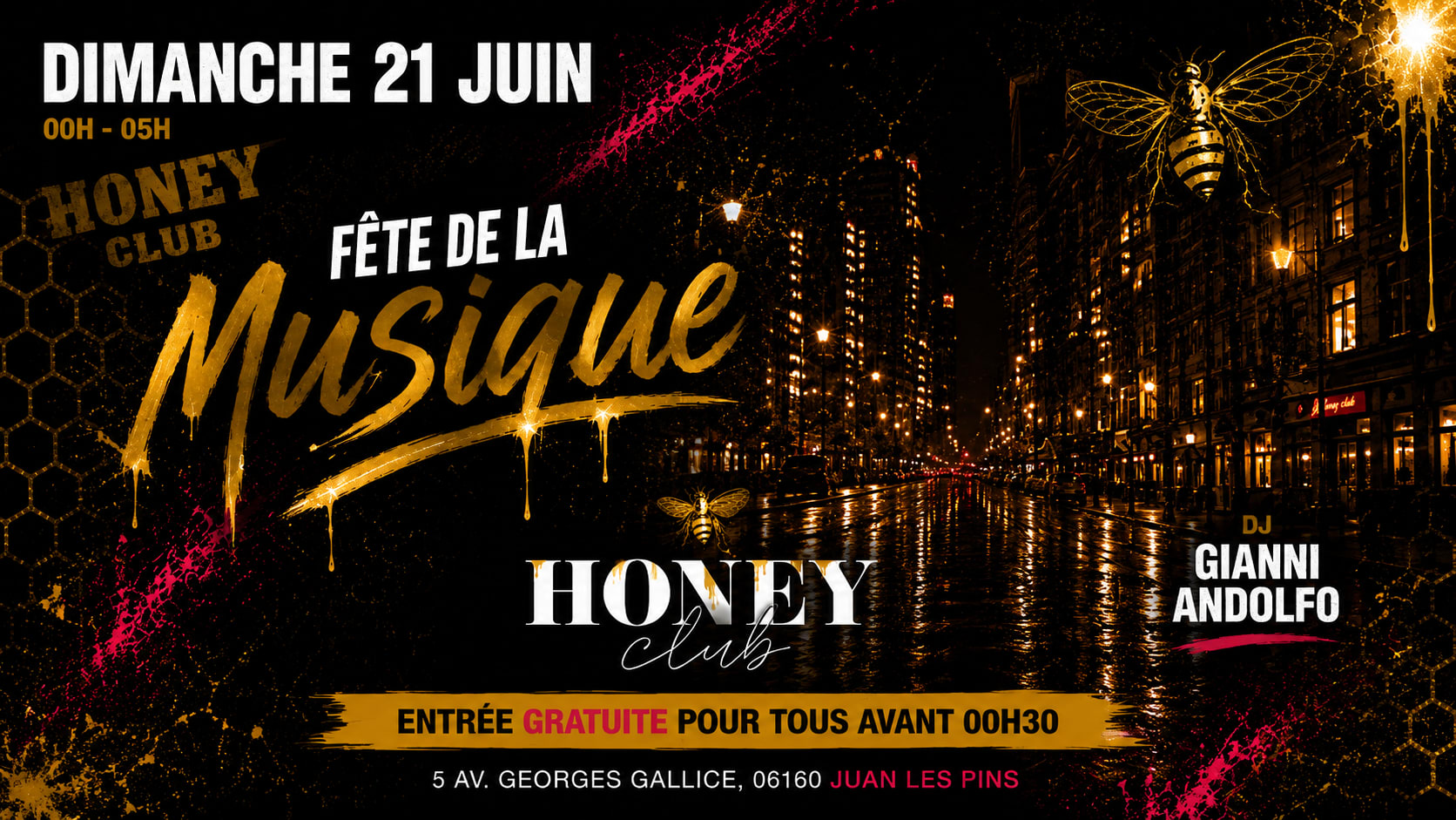 Honey Club : Fête De La Musique Cover