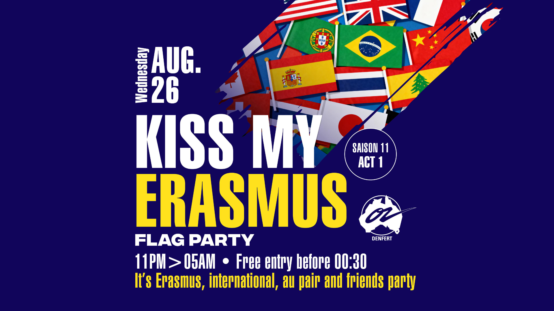 Kiss My Erasmus - 26.08.26 Cover