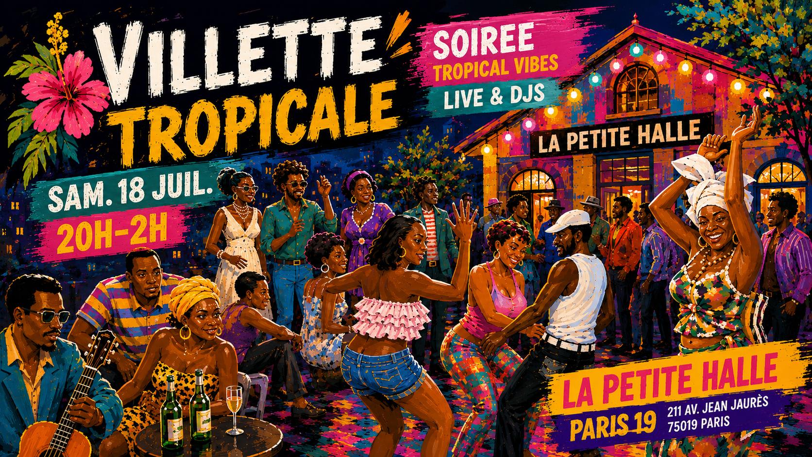 Villette Tropicale - Lives & Djs Latino, Afro & Caraïbes ! Cover