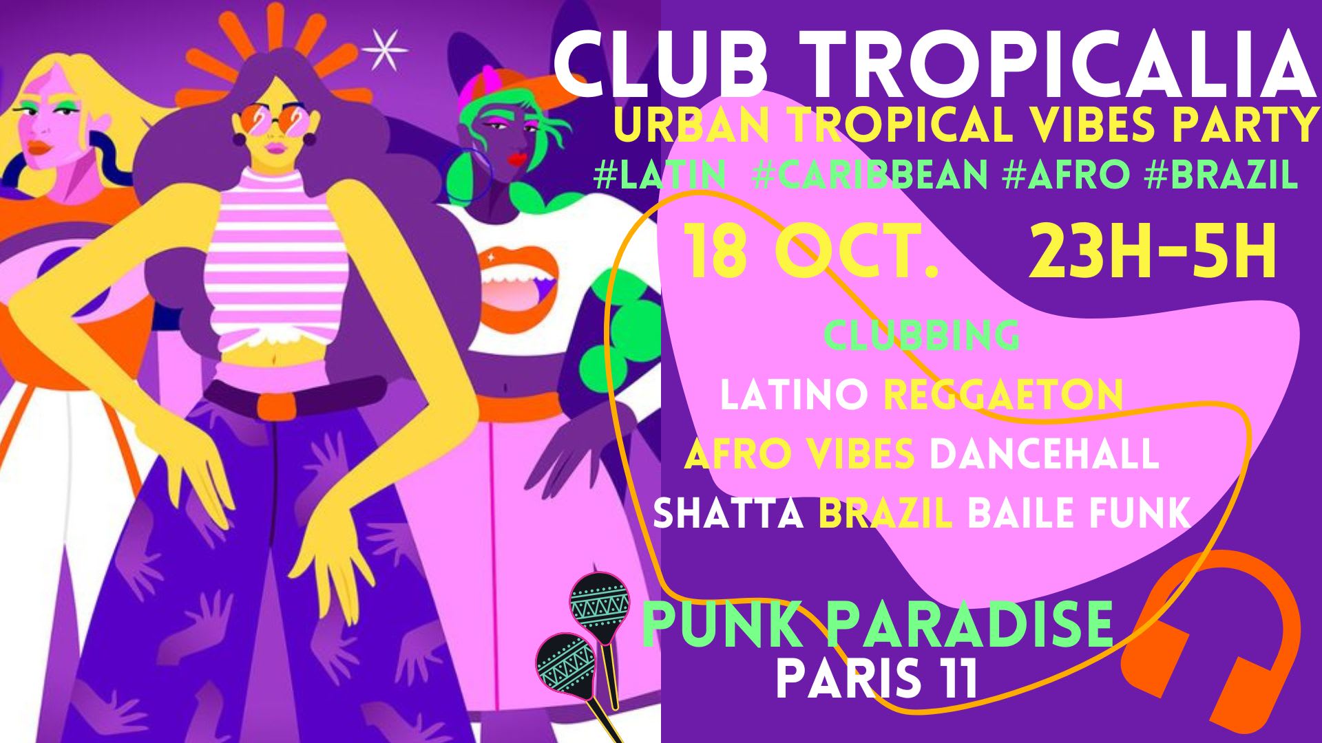 Club Tropicalia 18/10 ~ Afro, Latin, Caribbean, Brazil Vibes Cover