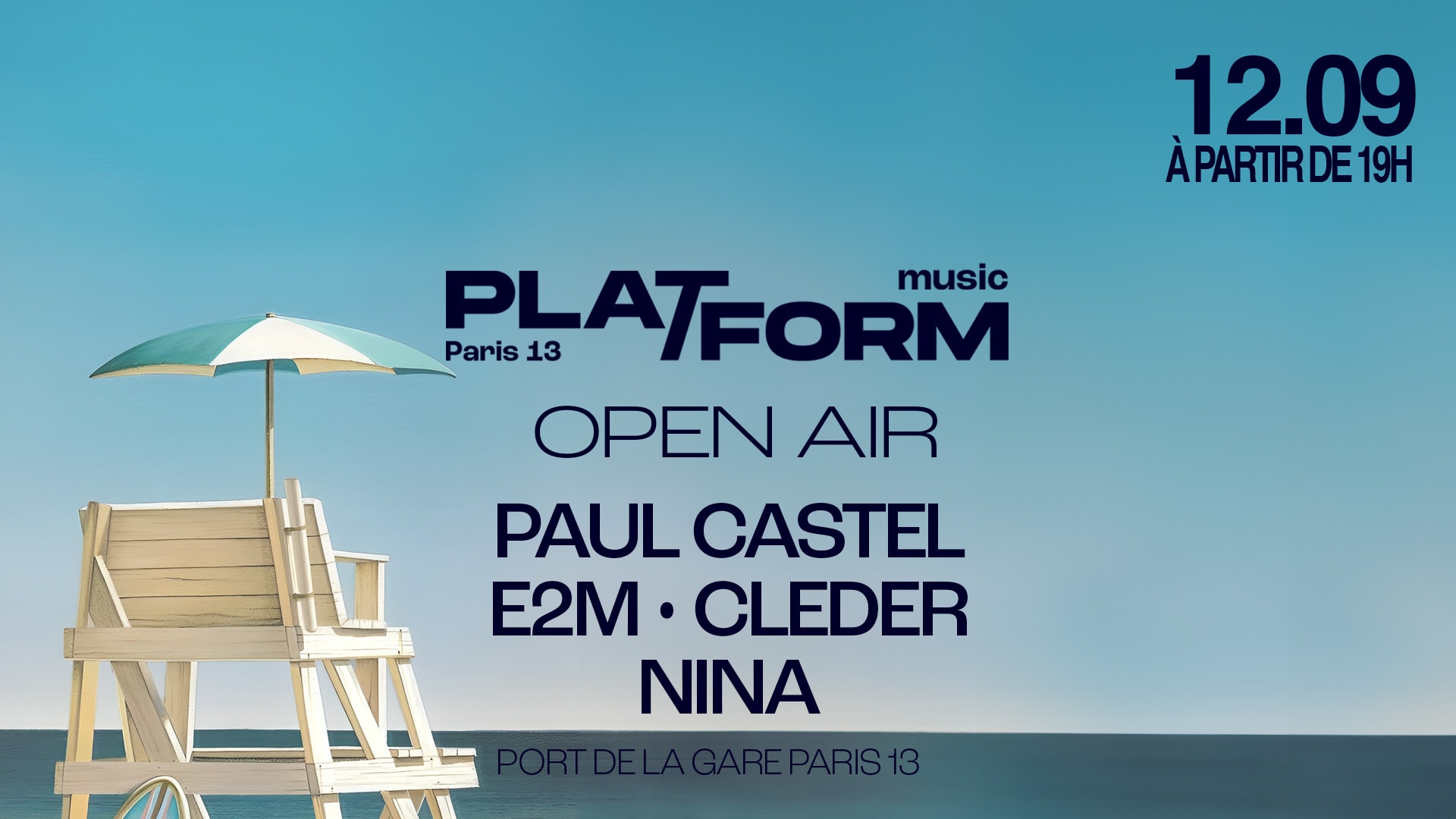 Open Air (Free) • Plat/Form • Paul Castel, E2m, Cleder, Nina Cover