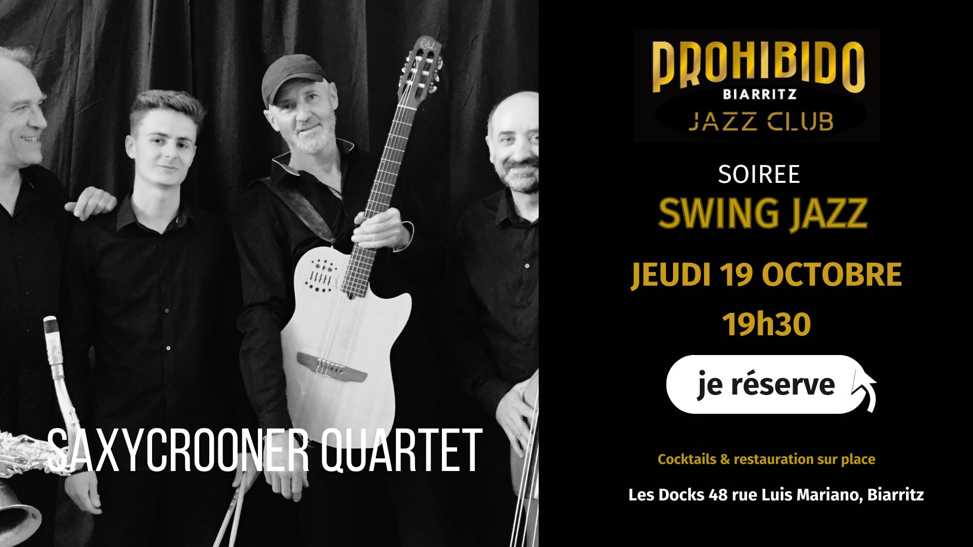 Soiree Saxycrooner Quartet 19/10 Cover