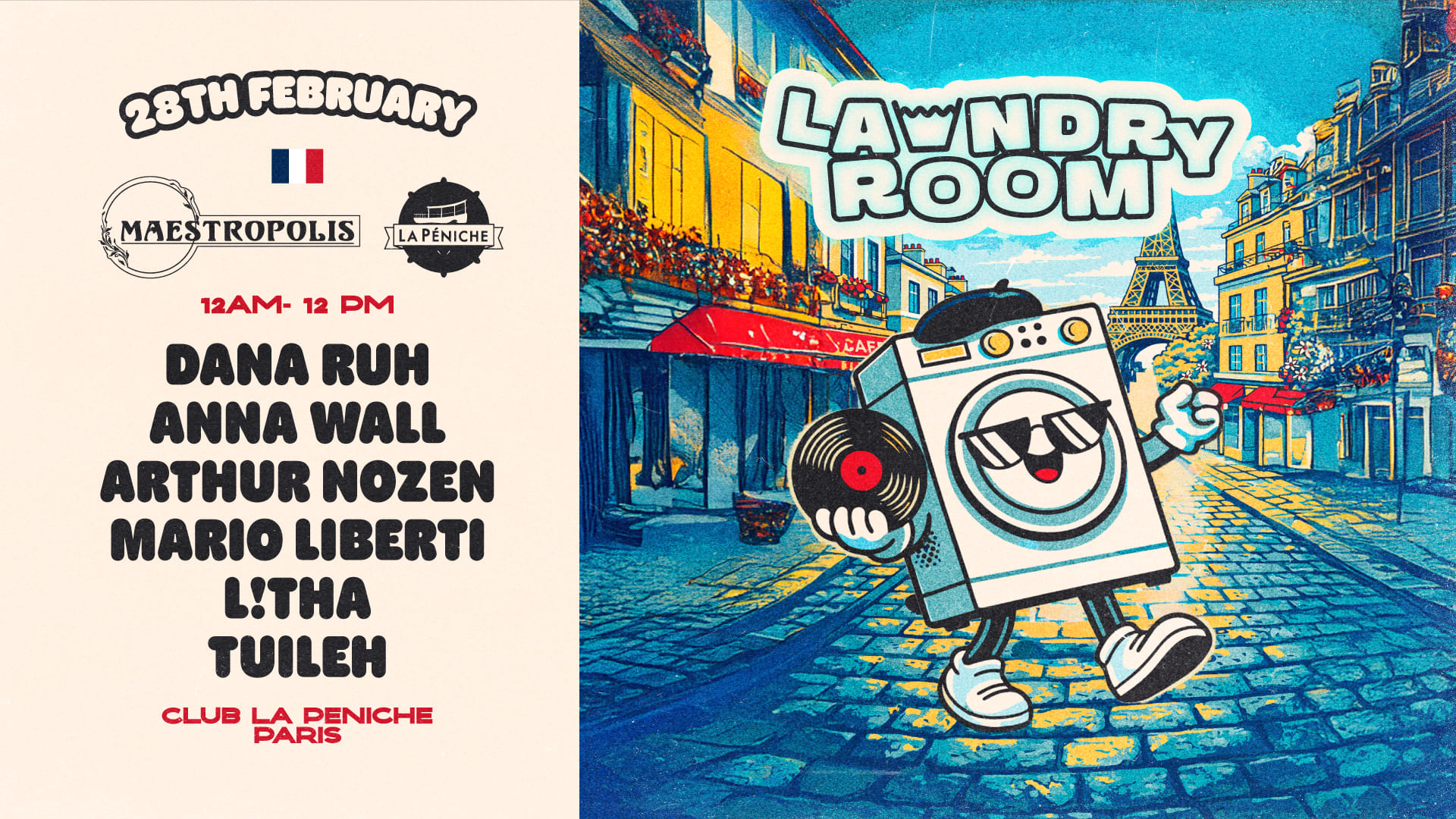 Laundry Room X Maestropolis Party Cover