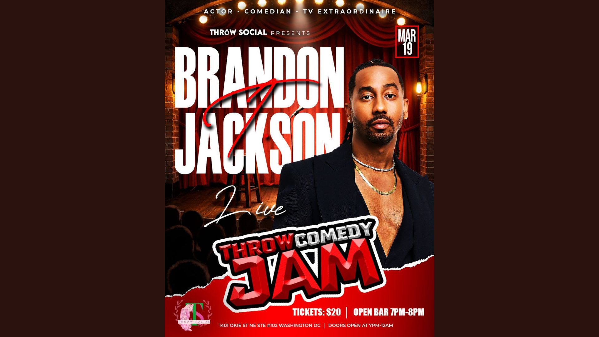 Brandon T. Jackson Live Cover