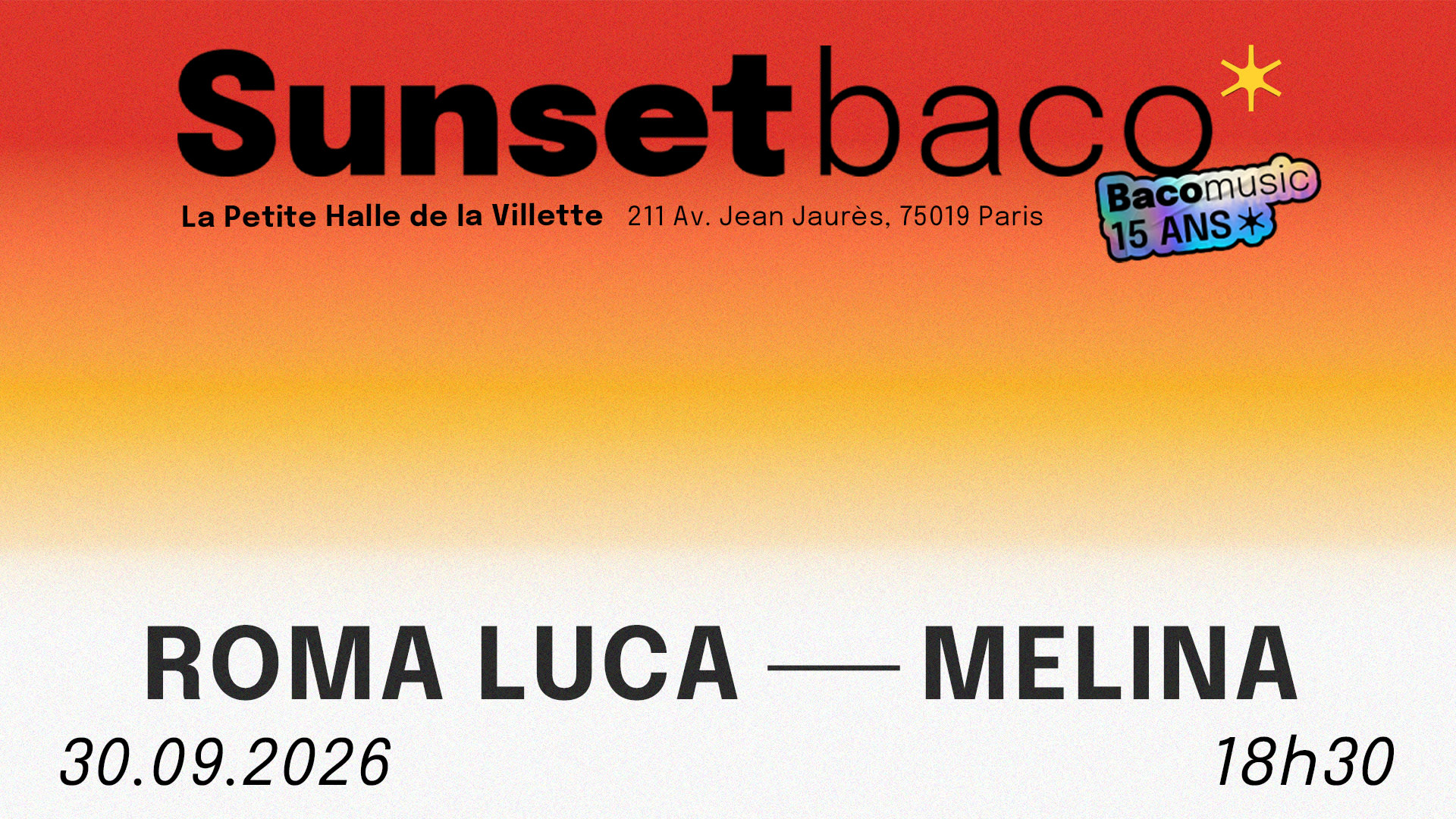 Sunset Baco #4 - Roma Luca + Melina Cover