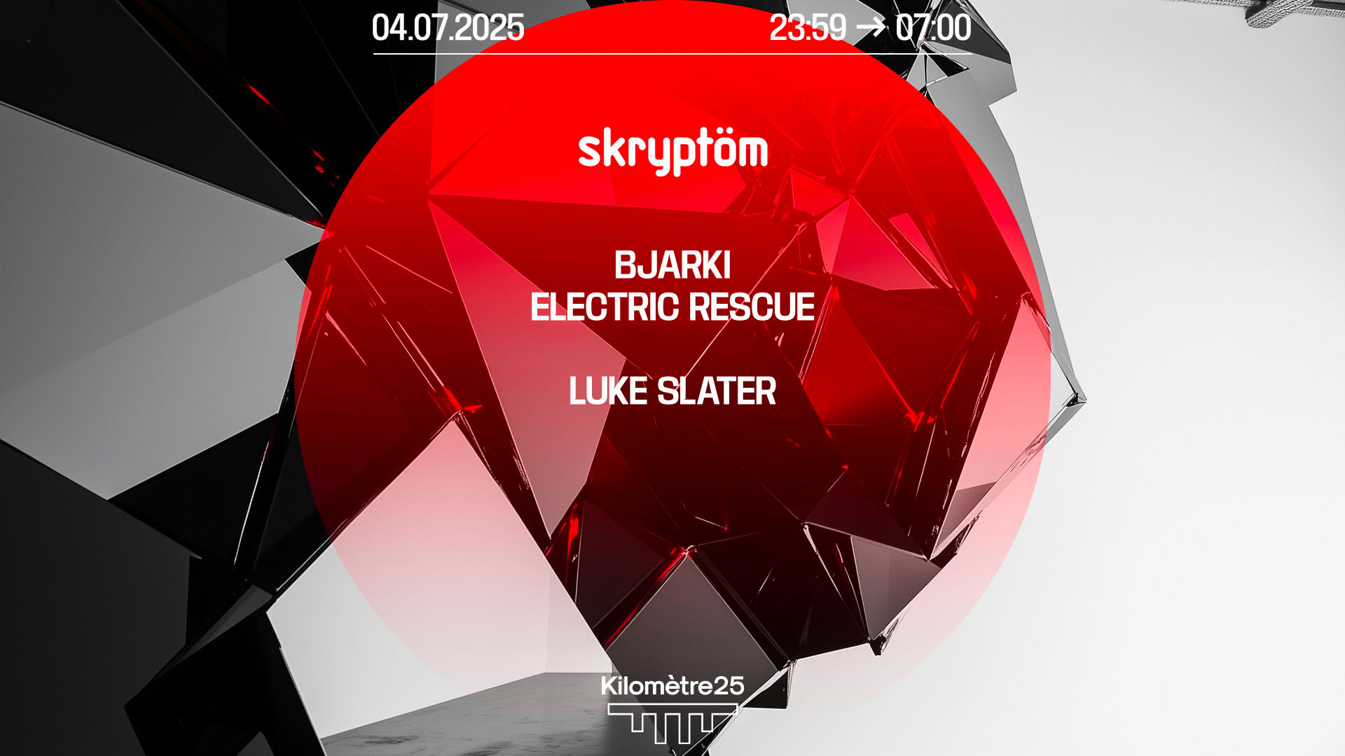 Skryptöm : Bjarki, Luke Slater, Electric Rescue Cover