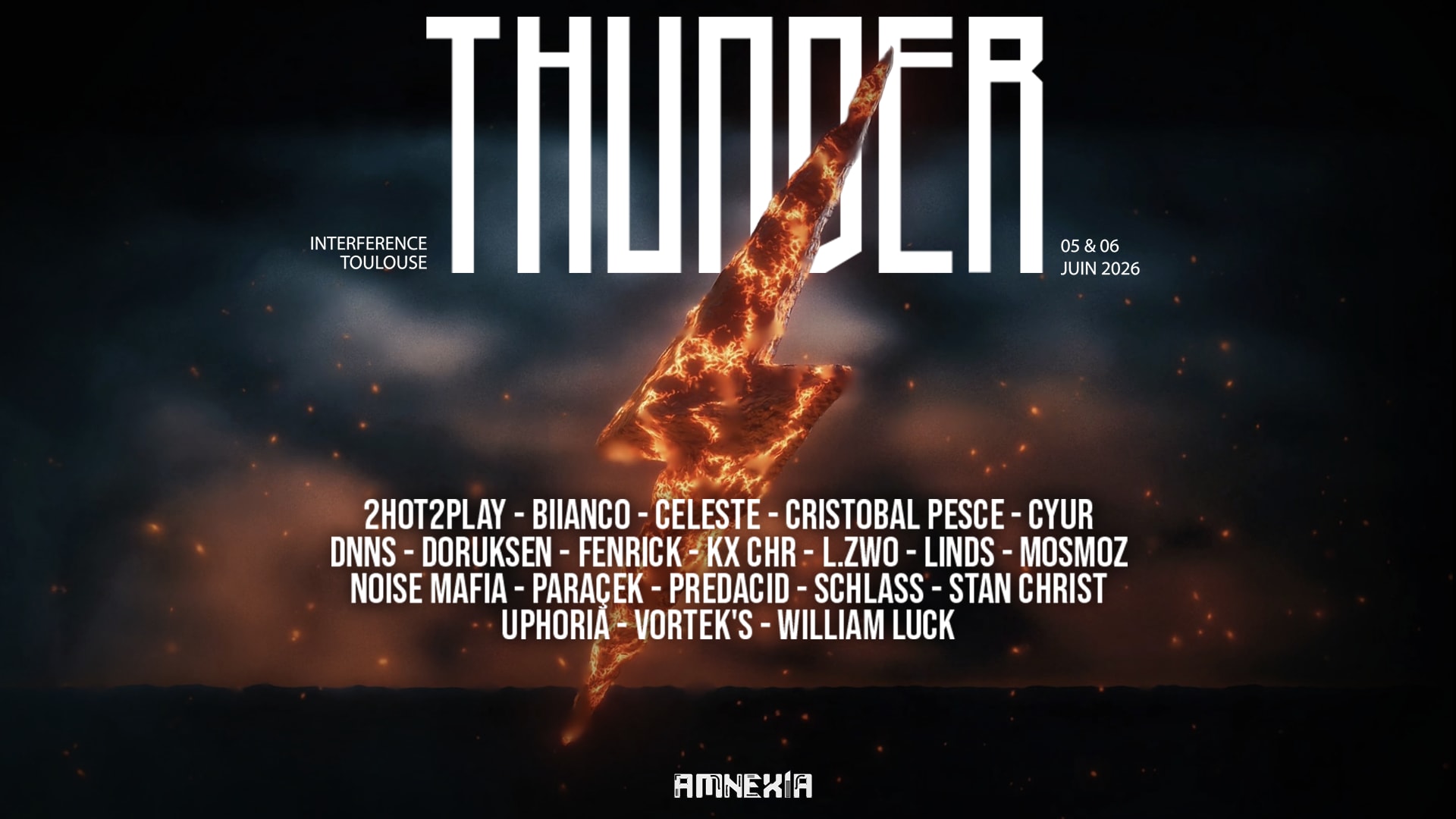 Thunder Festival Sud 2026 Cover