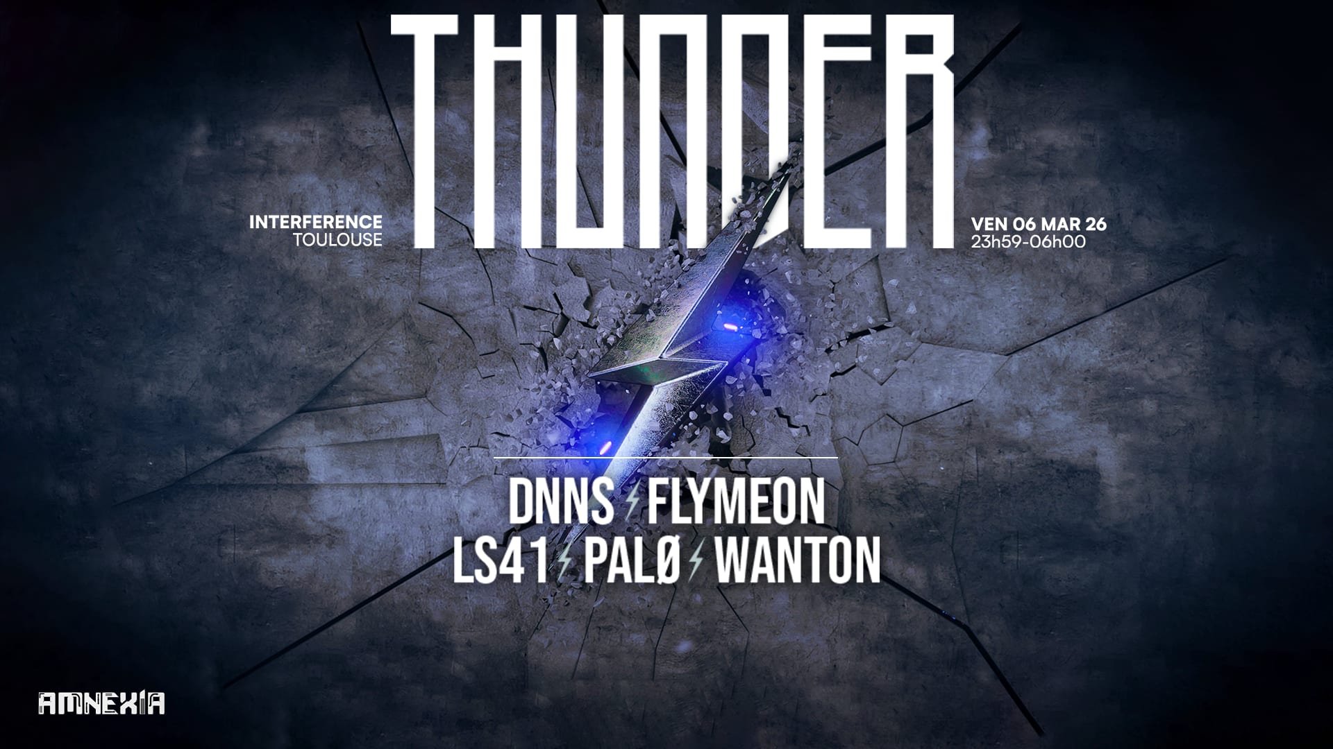 Thunder X Interference : Flymeon, Ls41, Wanton, Dnns, Palø Cover