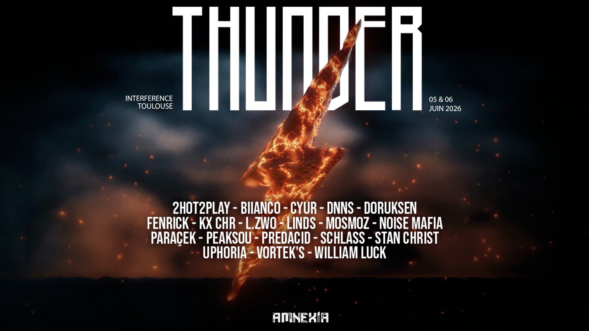 Thunder Festival Sud 2026 Cover