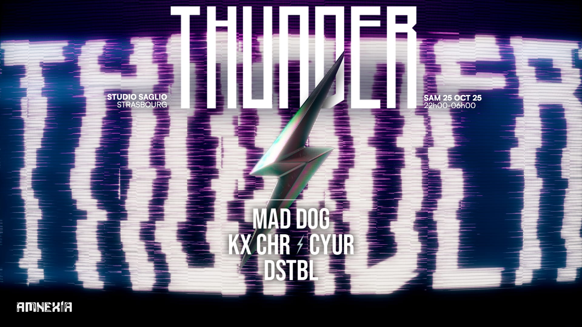 Thunder X Studio Saglio : Mad Dog, Kx Chr, Dstbl, Cyur Cover