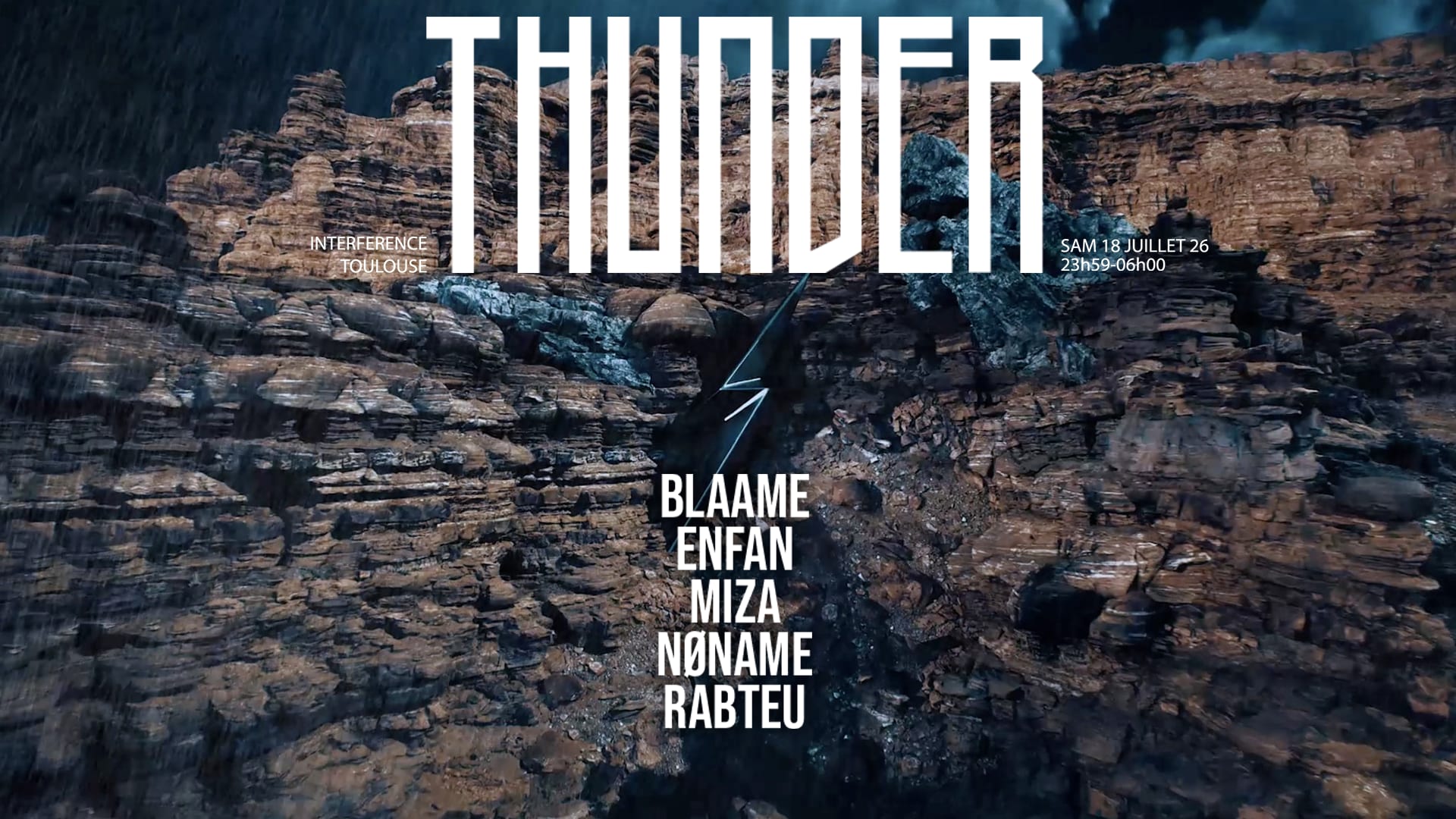 Thunder X Interference : Enfan, Rabteu, Noname, Bla… Cover