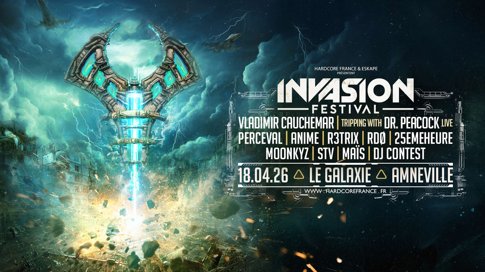 Invasion Festival - Le Galaxie - Amnéville (57) Cover