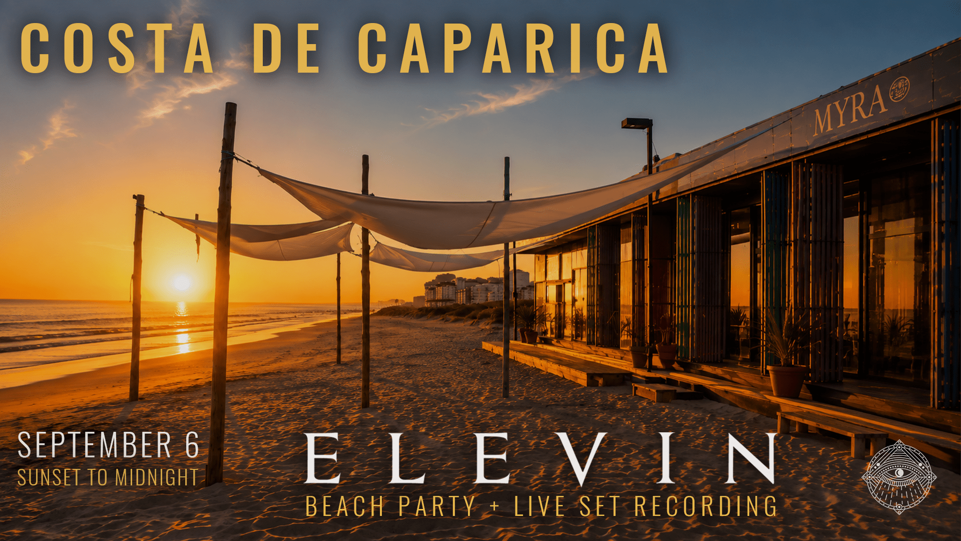 Elevin Beach Party + Live Set Recording At Costa De Caparica Cover