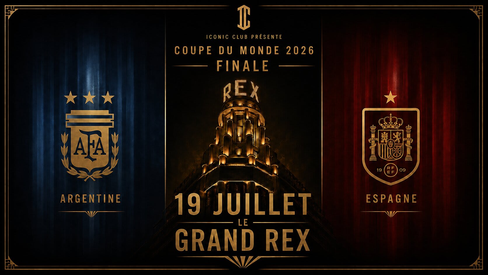Espagne Vs Argentine - Finale Cdm26 Au Grand Rex Cover