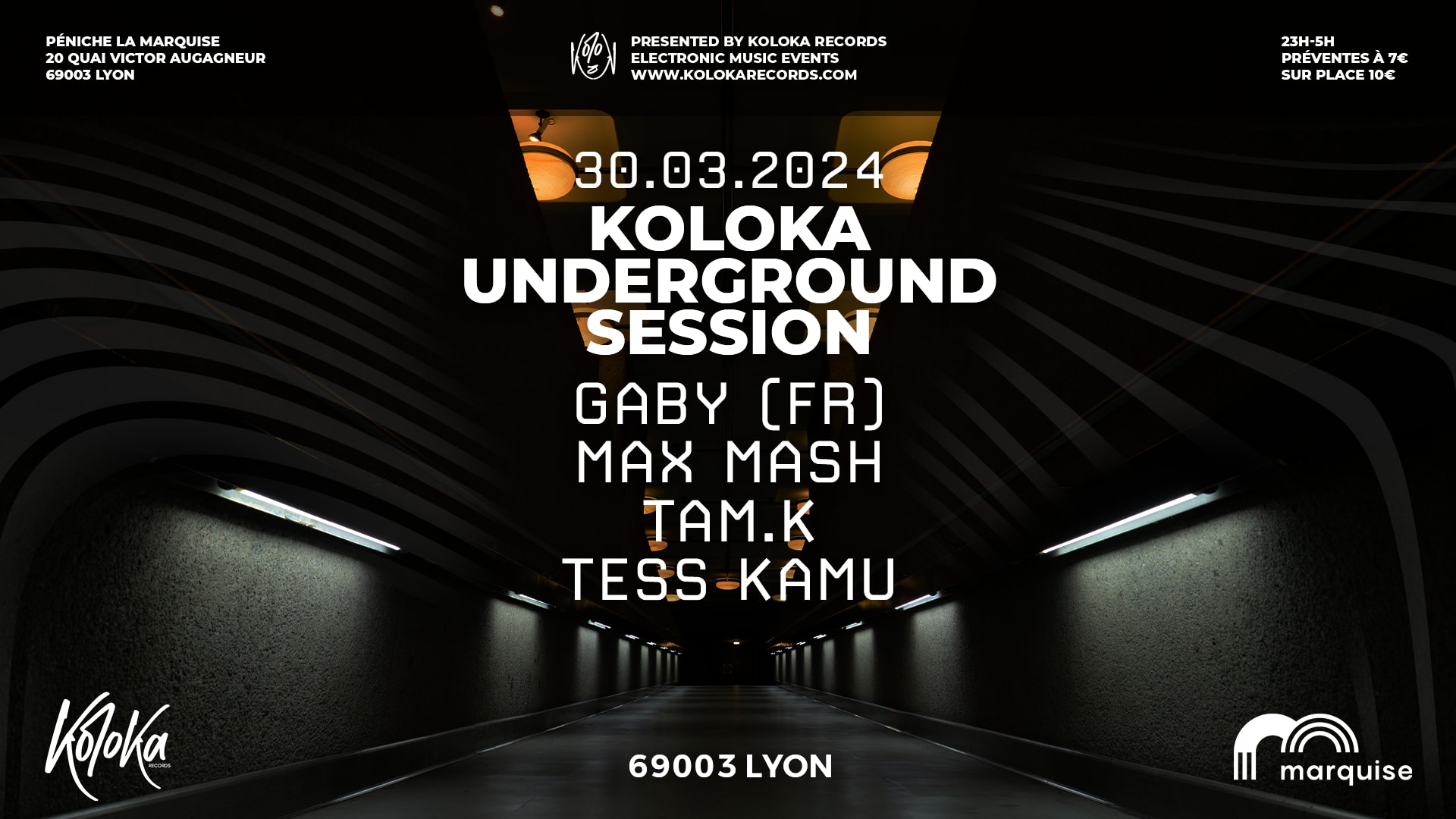 Koloka Underground Session @ La Marquise Cover