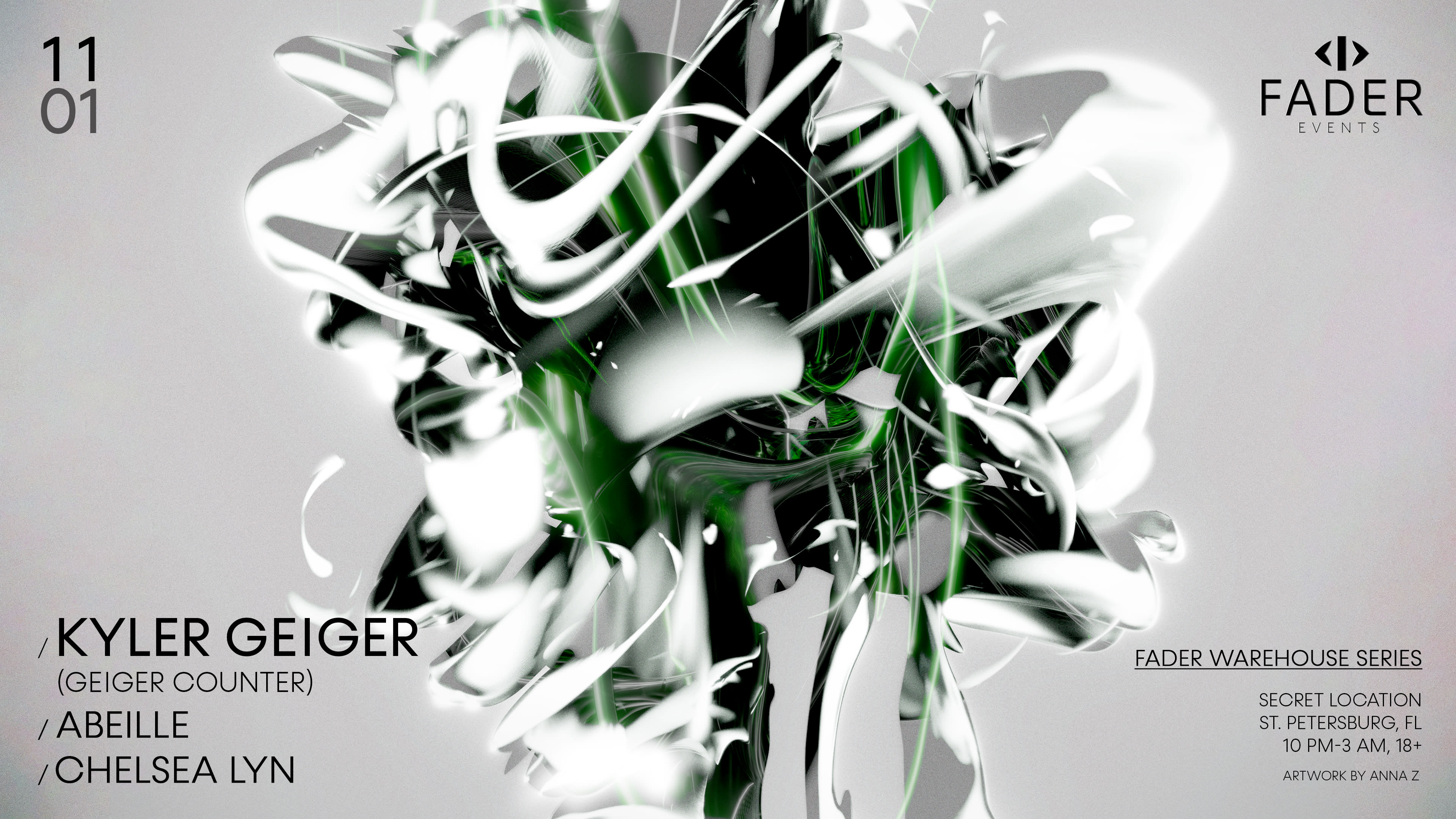 Fader Invites: Kyle Geiger (Geiger Counter) Cover