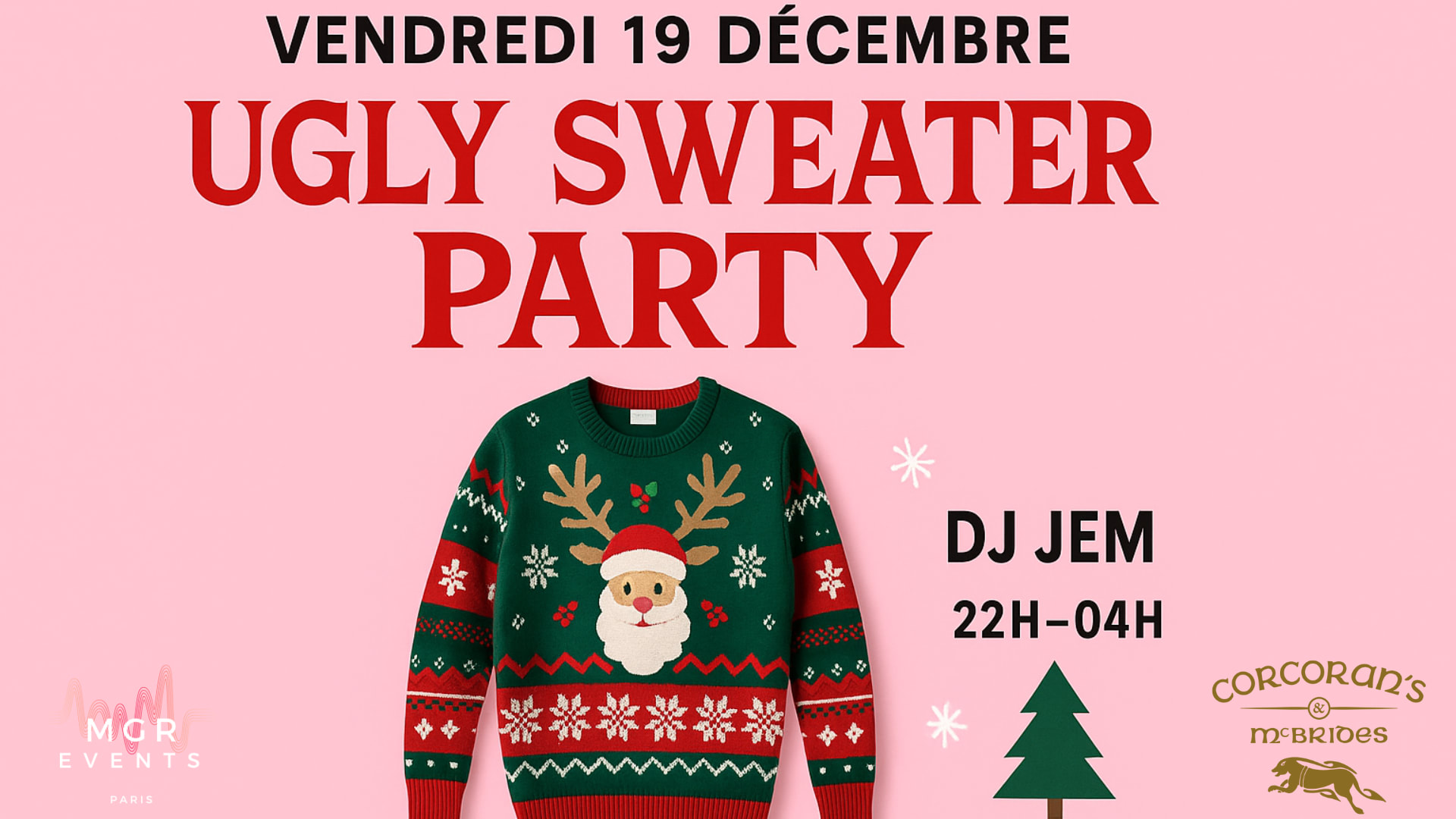 Ugly Sweater Party — Ven 19 Déc Cover