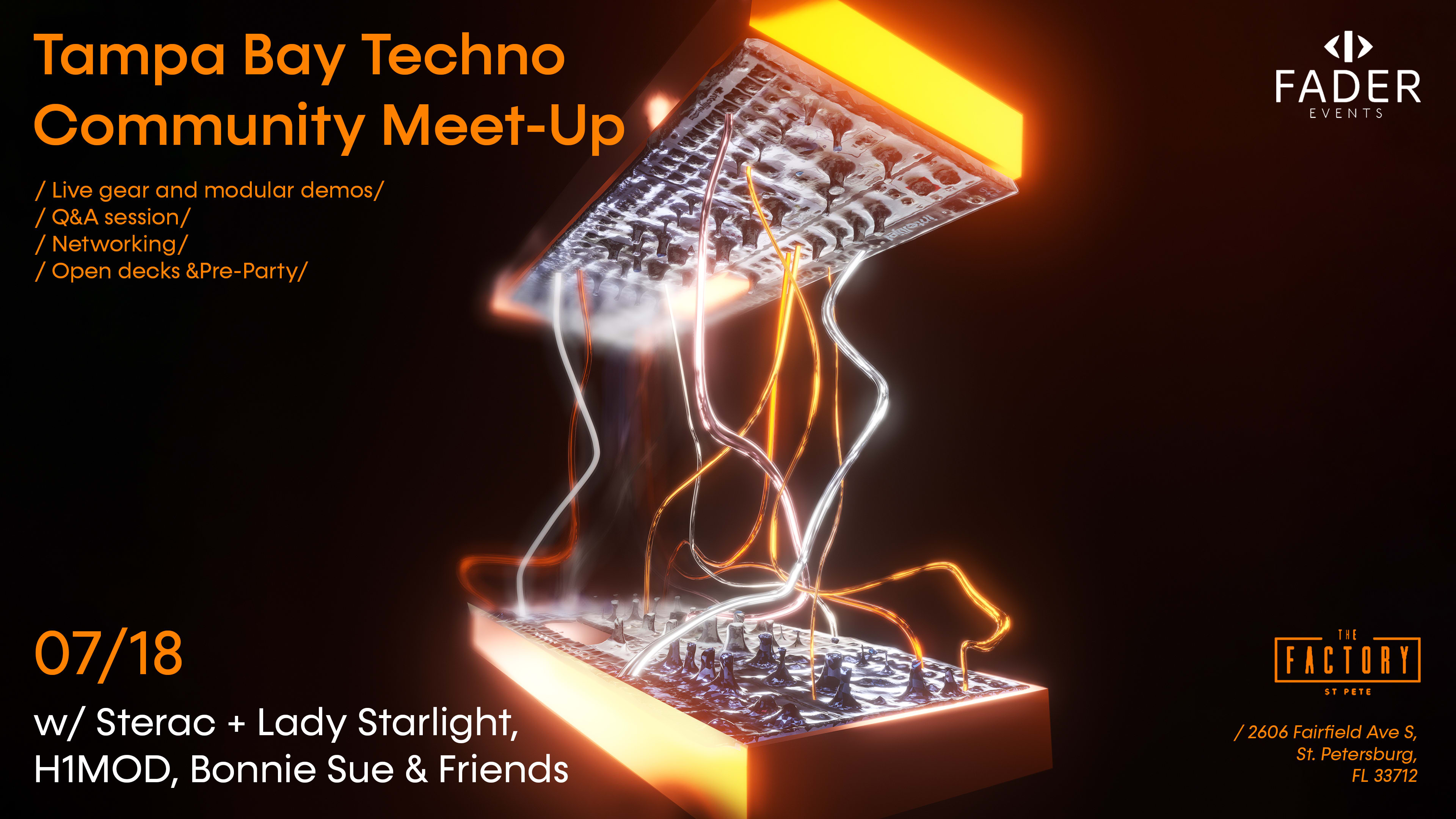 Tampa Bay Techno Community Meet-Up Cover