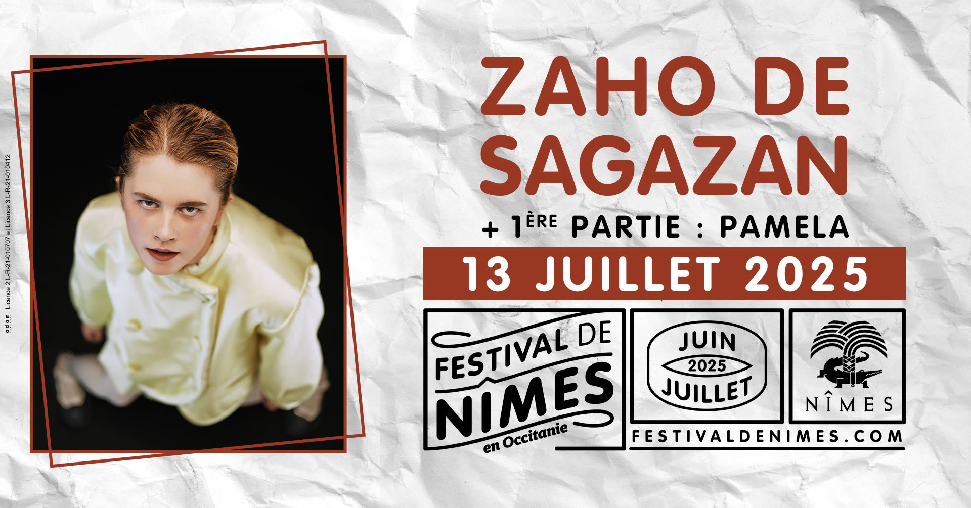 Zaho De Sagazan - Festival De Nimes 2025 Cover