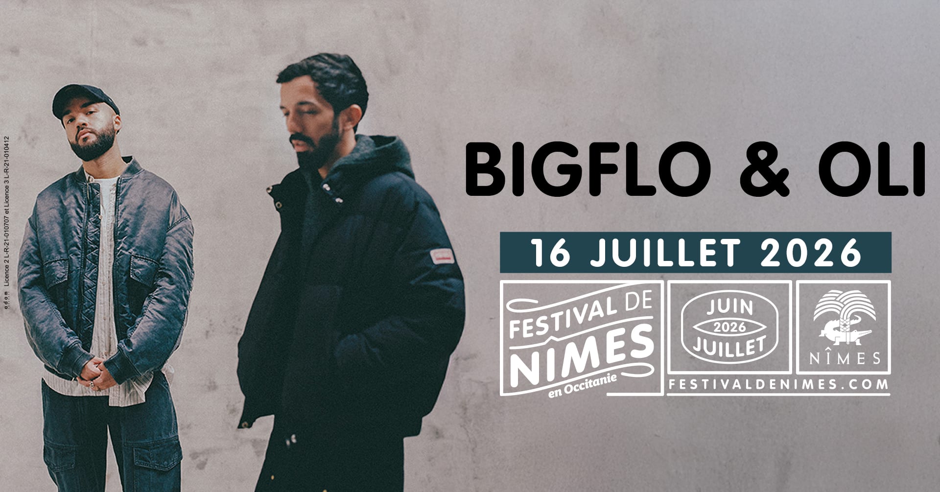 Bigflo & Oli - Festival De Nimes 2026 Cover