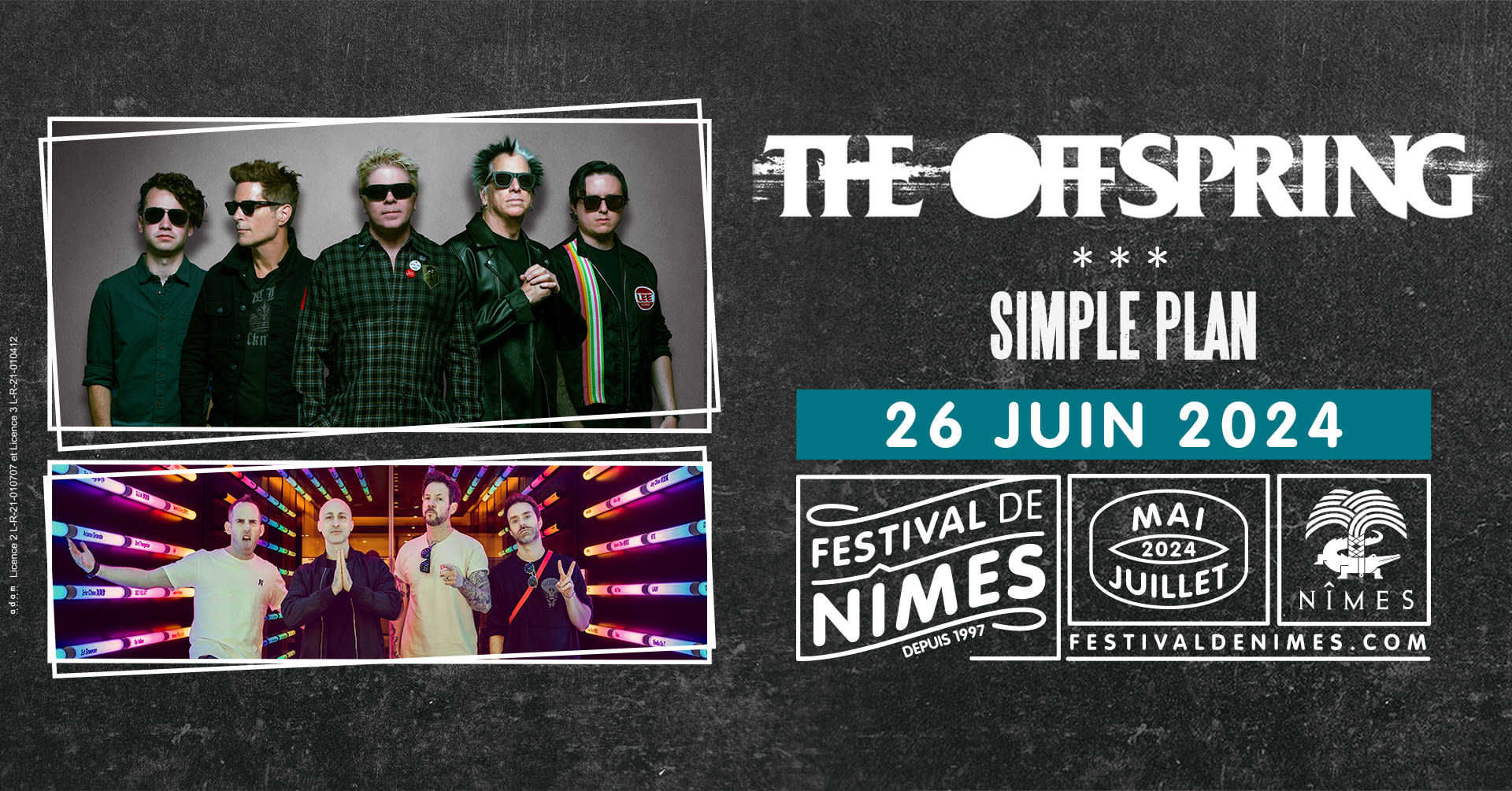 The Offspring + Simple Plan - Festival De Nimes 2024 Cover