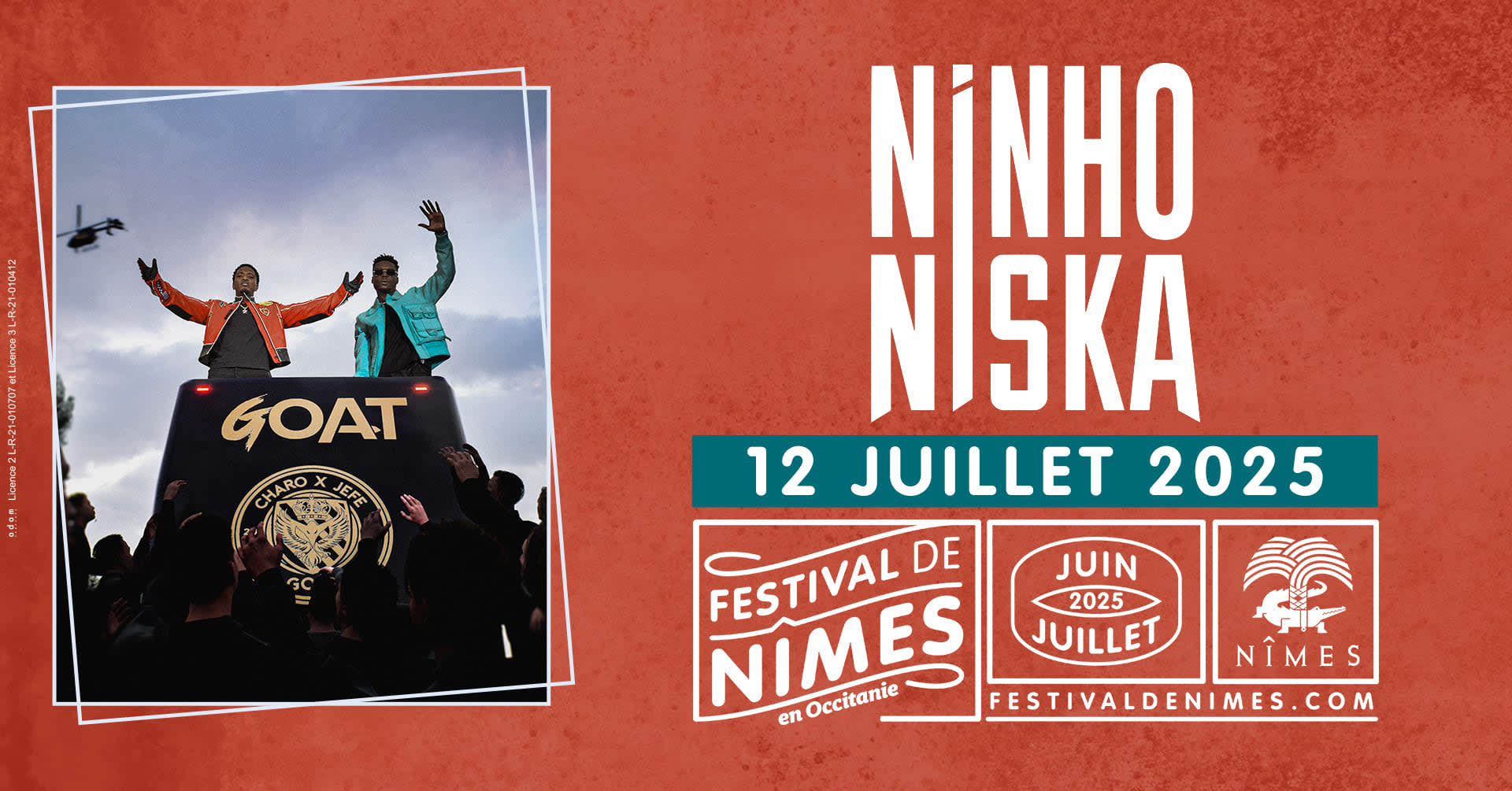 Ninho & Niska - Festival De Nimes 2025 Cover