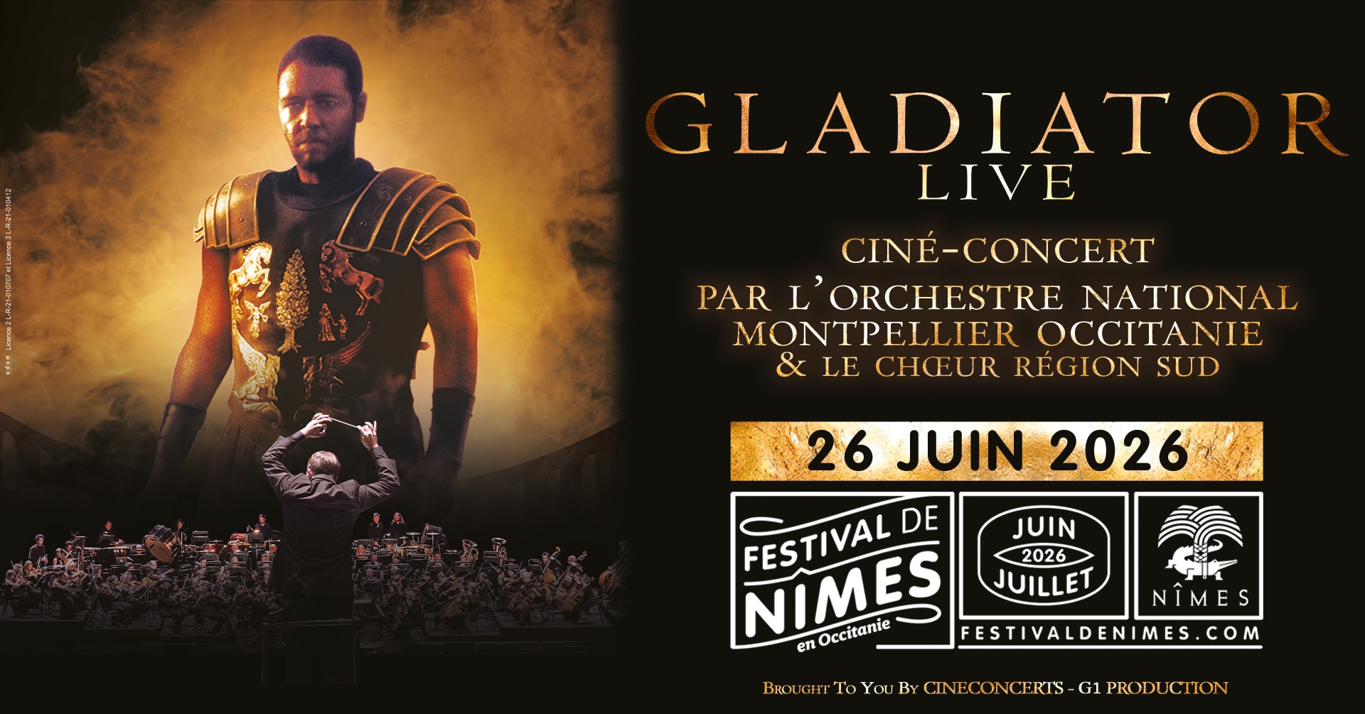 Gladiator - Festival De Nimes 2026 Cover