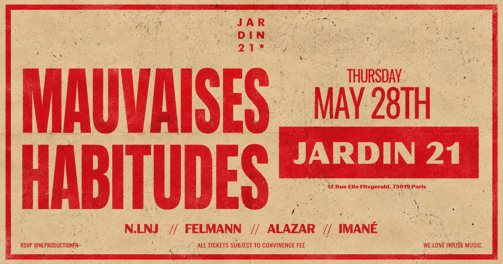 Mauvaises Habitudes X Jardin21 - Dj Sets Cover