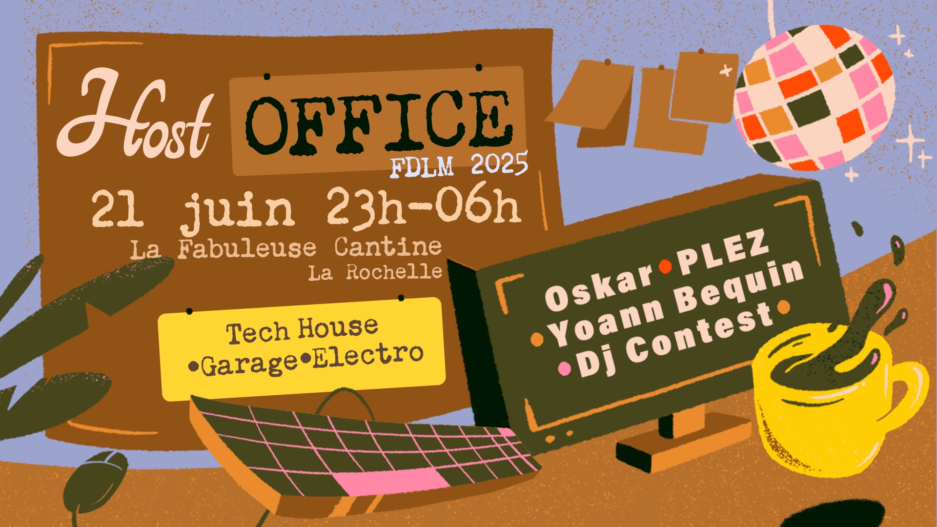 Host Office #3 : Fdlm X Cravates Cover