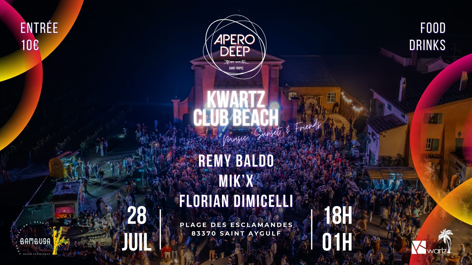 Apéro Deep @ Kwartz Club Beach Cover