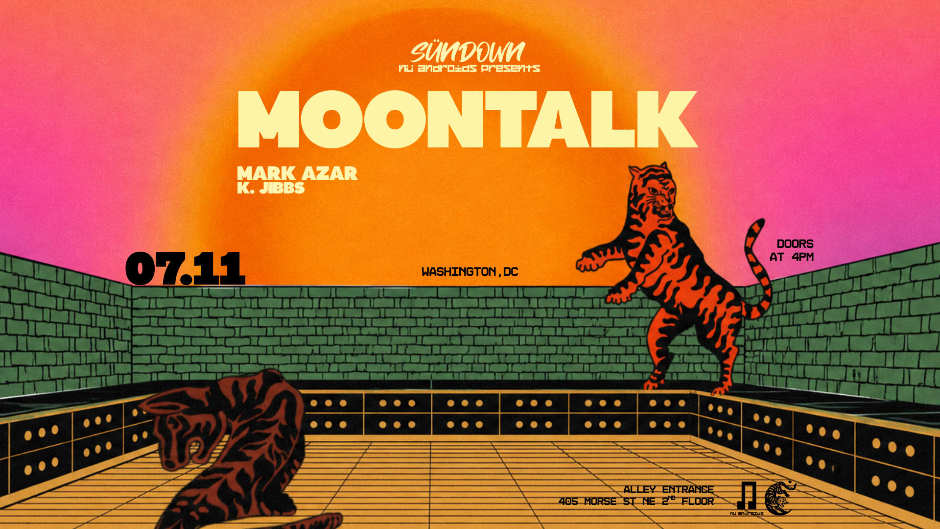 Nü Androids Presents Sündown: Moontalk Cover