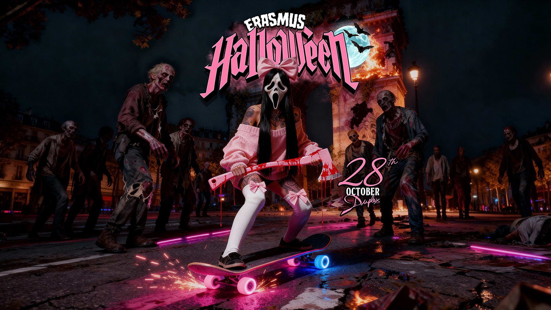 Halloween " Erasmus "  ! 28.10 Cover