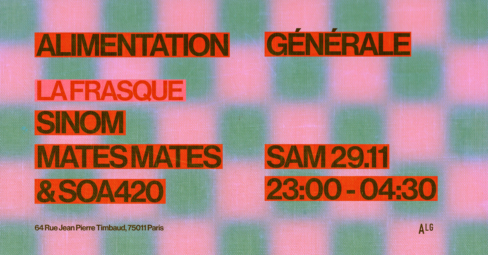 La Frasque : Soa420, Sinom, Mates Mates Cover