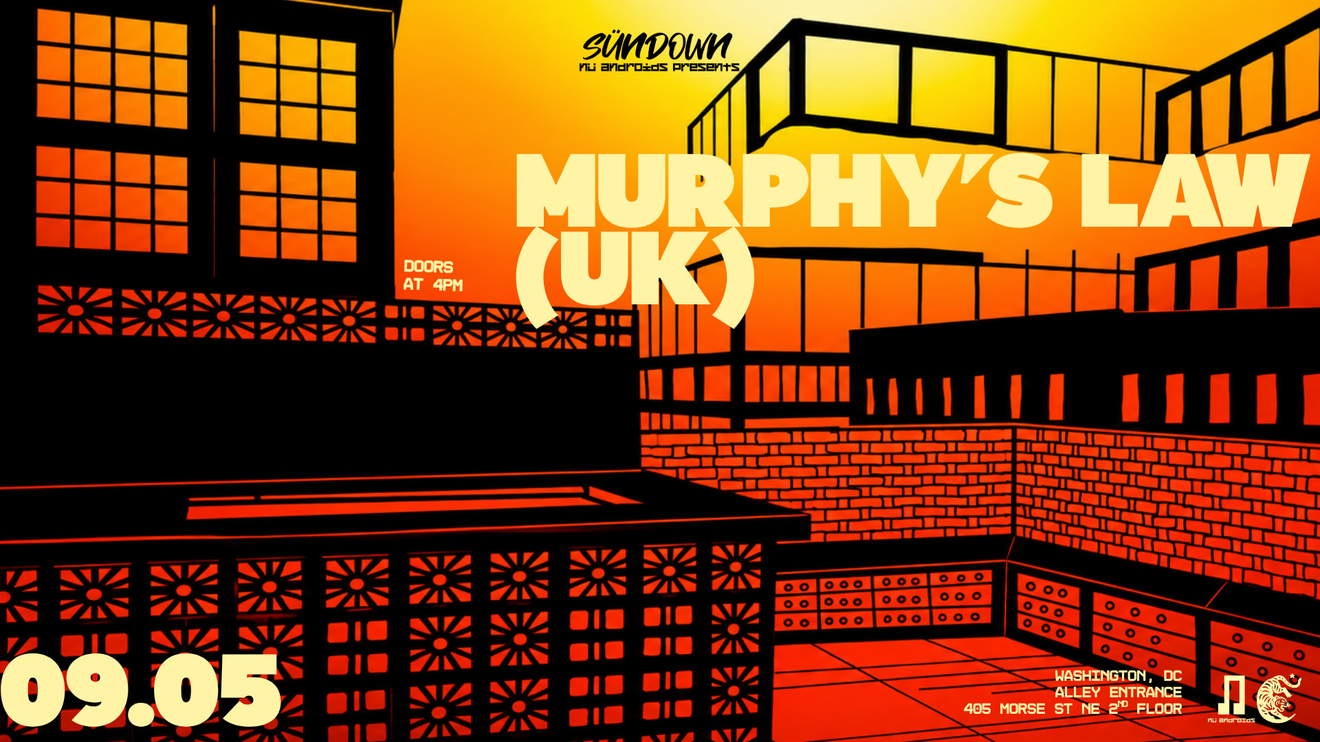 Nü Androids Presents Sündown: Murphy's Law Cover