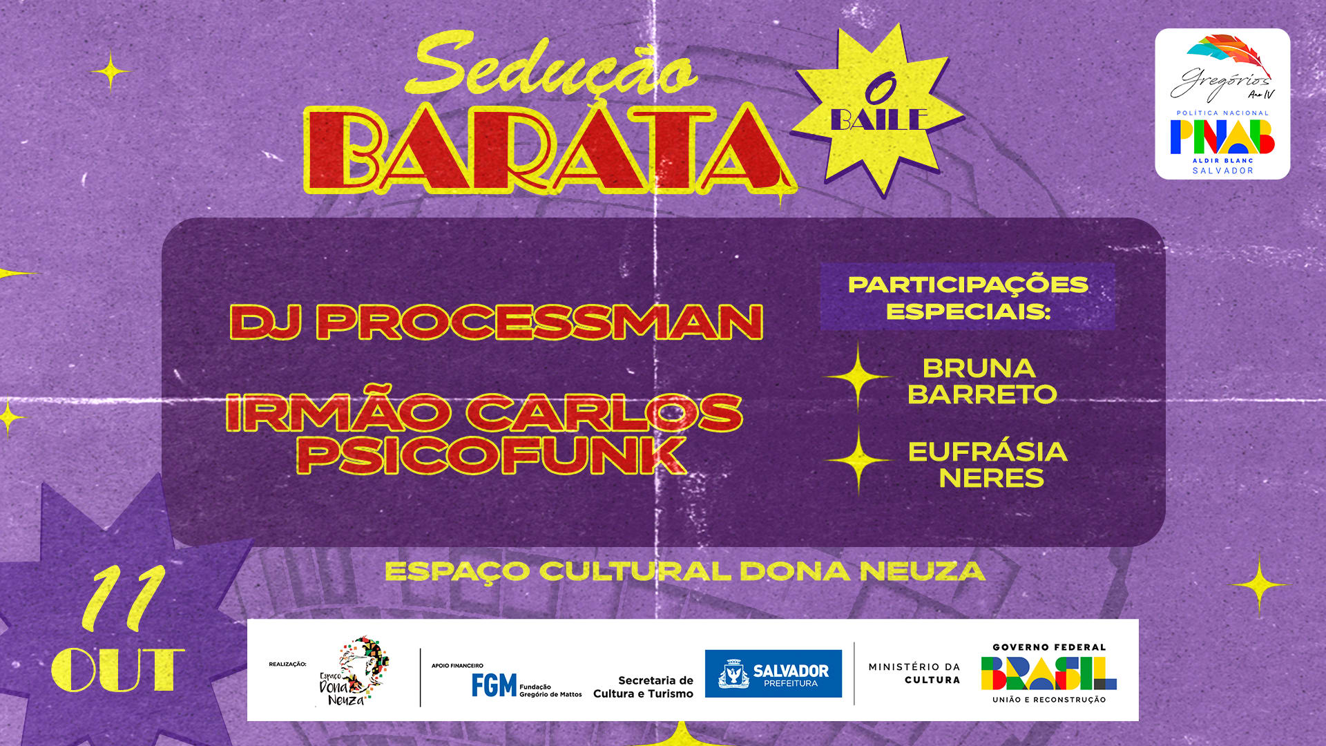 Ponto Sonoro Apresenta:  Sedução Barata - O Baile Cover