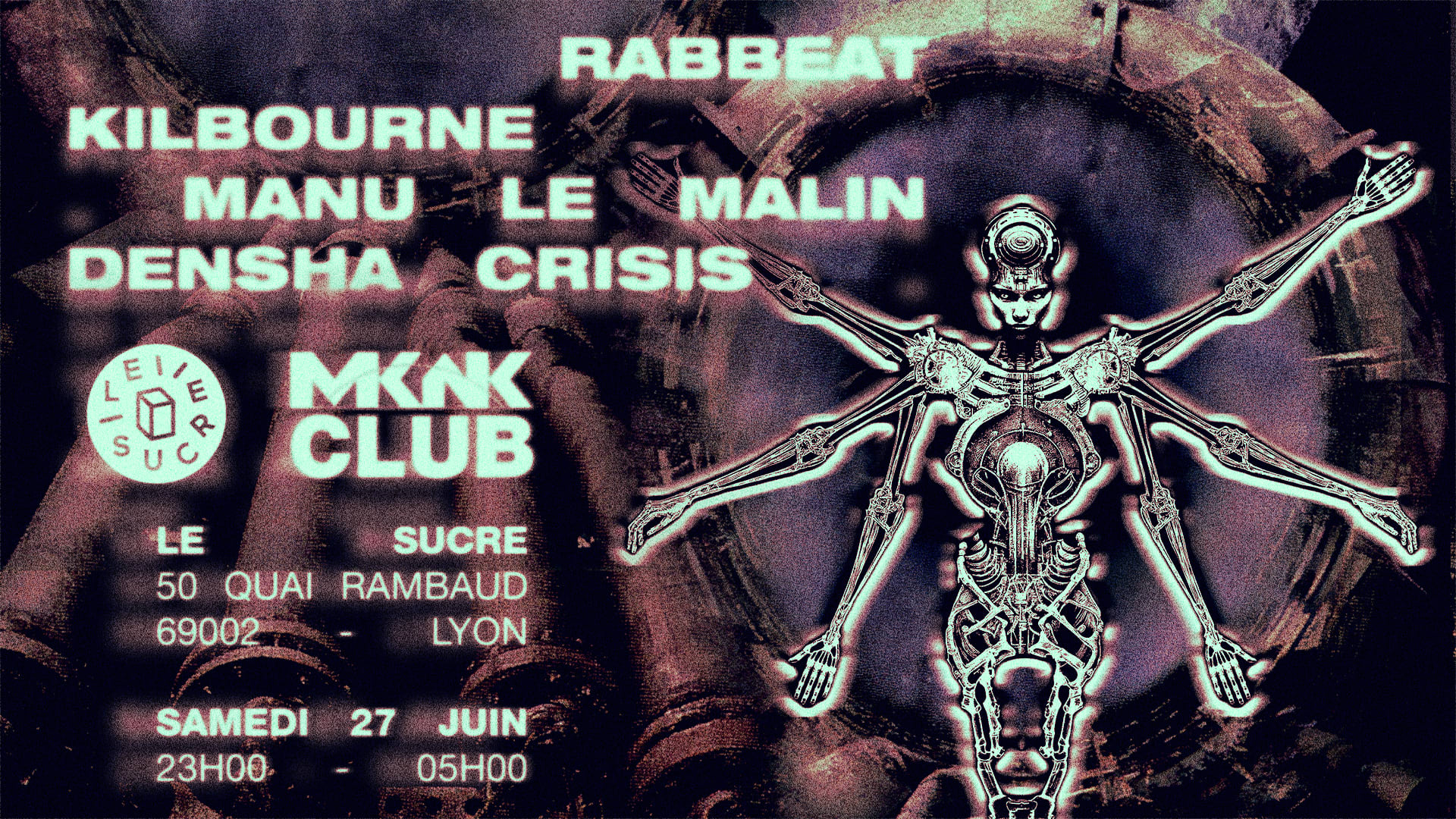 Club X Mknk : Manu Le Malin, Densha Crisis & More Cover