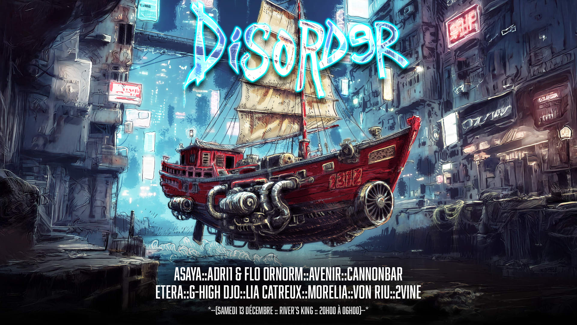 Disorder: Morelia, Asaya, Von Riu, Etera, Avenir, 2vine&More Cover