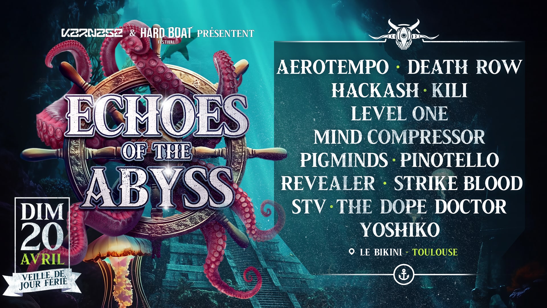 Echoes Of The Abyss : Karnage X Hardboat Cover