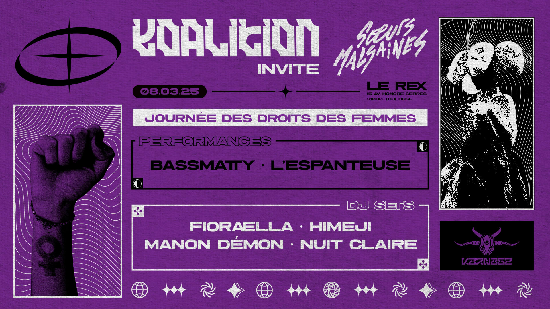 Koalition Invite Soeurs Malsaines Cover