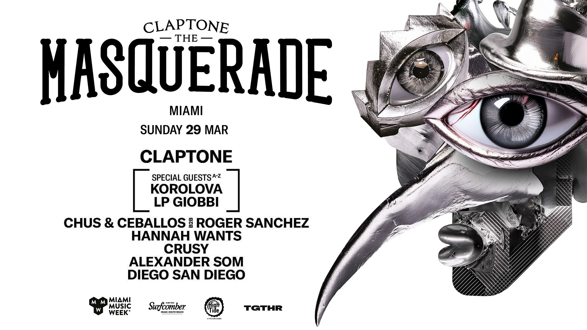 Claptone Presents The Masquerade Miami Cover
