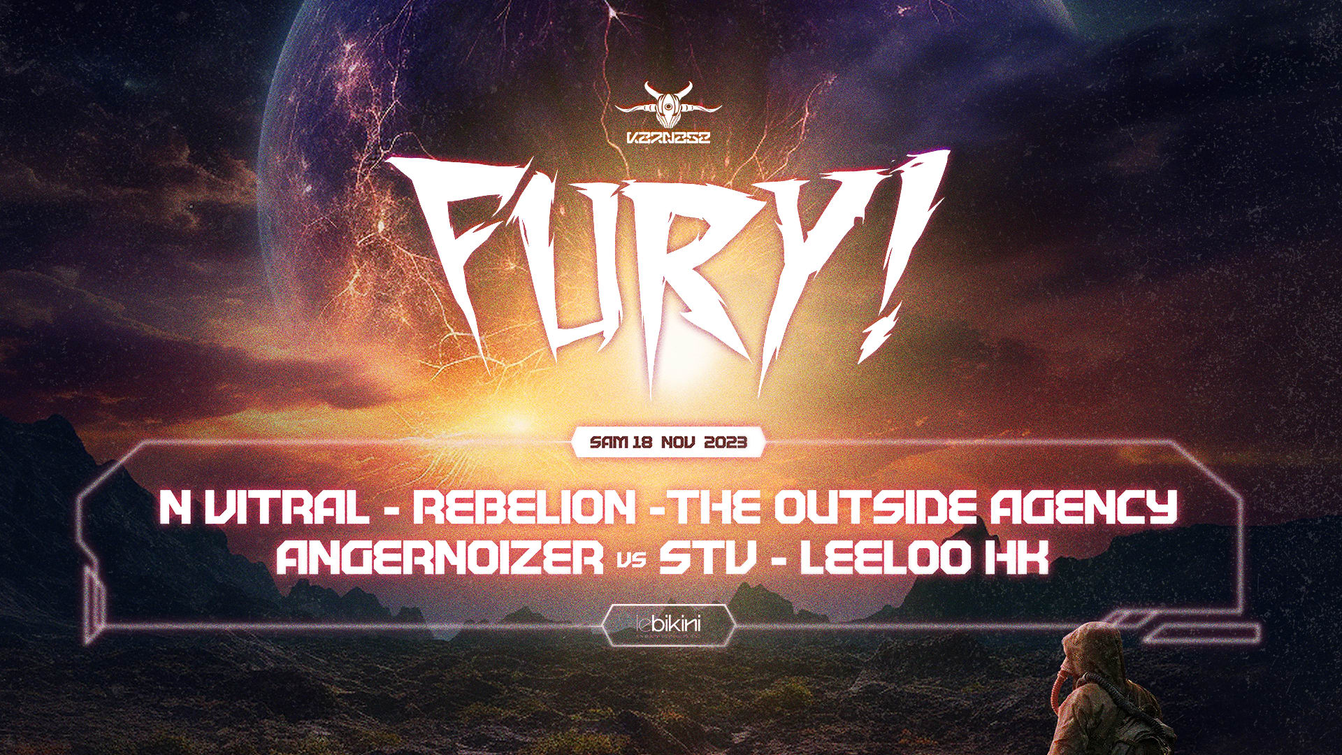 Fury!  W/ N Vitral, Rebelion, The Outside Agency... Cover